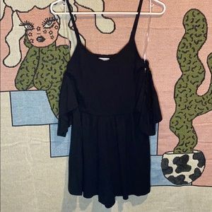 AE strap and off shoulder romper